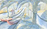 Among the Marsh Arabs Signed by Edward Bawden, Lithograph, sold Dec 2021