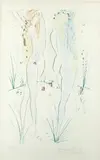 Return by Salvador Dalí, Etching with stencil colouring and gilding, from 'The Song of Songs' suite, sold Dec 2021