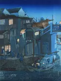 Moonlight by Elizabeth Keith, pencil, sold Dec 2021