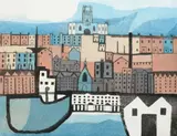 s Dock Signed, numbered and inscribed 97/100 Queen by Helena Markson, Etching and aquatint, sold Dec 2021