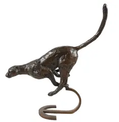 Running cheetah Signed and numbered Shenda Amery 3/9 by Shenda Amery, Bronze, sold Dec 2021
