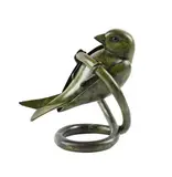 Greenfinch Signed and numbered Dashwood 12/12 P by Geoffrey Dashwood, Bronze with green patina, sold Dec 2021