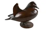 Mandarin II Signed and numbered Dashwood 4/12 by Geoffrey Dashwood, Patinated bronze, sold Dec 2021