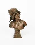 Saida a dipped by Emmanuel Villanis, bronze, sold Oct 2021