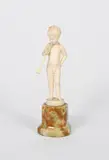 Boy with a trumpet by Ferdinand Preiss, sculpture, sold Oct 2021