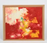 Lichen on Rocks by Jon Catleugh, acrylic on paper, sold Aug 2021
