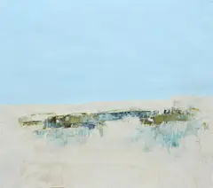 Untitled by Jon Catleugh, acrylic on paper, sold Aug 2021