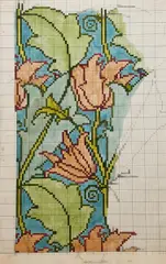 Design for a Tomkinsons Carpet by Charles Francis Annesley Voysey, watercolour, sold Aug 2021