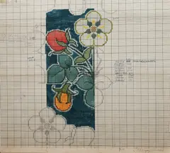 Design for a Tomkinsons carpet by Charles Francis Annesley Voysey, watercolour, sold Aug 2021