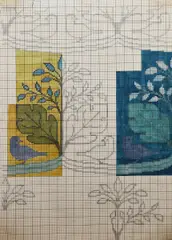 Design for a Tomkinsons carpet by Charles Francis Annesley Voysey, watercolour, sold Aug 2021