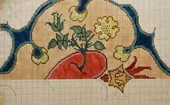 Design for a Tomkinsons carpet by Charles Francis Annesley Voysey, watercolour, sold Aug 2021