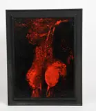 Abstract by Jon Catleugh, acrylic, offered Aug 2021