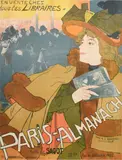 Paris Almanach lithograph in colours on paper by Georges de Feure, lithograph, sold Aug 2021