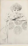 Portrait of a Woman by Mortimer Menpes, etching on paper, sold Aug 2021