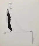 Untitled by Erté, serigraph on paper, sold Aug 2021