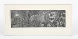The Tyger linocut on paper by Edward Bawden, linocut on paper, sold Aug 2021