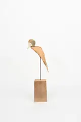 Stiletto Parakeet by Sid Burnard, sculpture, sold Aug 2021