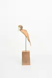 Stiletto Parakeet by Sid Burnard, sculpture, sold Aug 2021