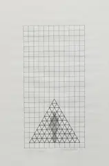Untitled by Glenys Barton, ink on paper, offered Aug 2021