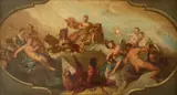 The Triumph of Cybele Oil by Francesco Sleter, Oil on canvas, sold Aug 2021