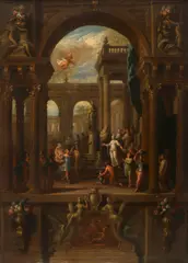 Dido and Aeneas by James Thornhill, Oil on canvas, sold Aug 2021
