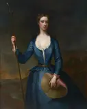 Portrait of a young lady probably a member of the Digby family by Charles Jervas, oil, sold Aug 2021