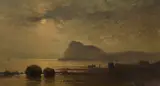 View of Holy Isle by James Cassie, 1874, Oil on canvas, sold Aug 2021