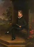 Portrait of a young boy by William Mineard Bennett, Oil on canvas, sold Aug 2021