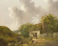 Summer by Thomas Hand, oil on canvas, sold Aug 2021