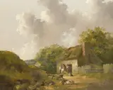 Summer by Thomas Hand, oil on canvas, sold Aug 2021