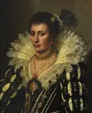 Portrait of a lady by Michiel Jansz. van Mierevelt, Oil on panel, sold Aug 2021