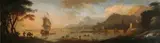 A Mediterranean coastal landscape at dawn by Adriaen van Diest, Oil on canvas, sold Aug 2021