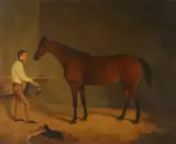 Portrait of Matilda by Robert Harrington, Oil on canvas, sold Aug 2021
