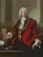 Portrait of Monsieur Aubert by Nicolas de Largillière, Oil on canvas laid on panel, sold Aug 2021