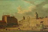 A view of Northumberland House at Charing Cross by John Paul, Oil on canvas, offered Aug 2021