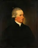 Portrait of a gentleman, said to be Stephen Woodgate of Sevenoaks (1745-1811), bust-length, in dark costume by English School, oil on canvas, sold Dec 2014