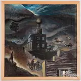 Untitled by Hubert Davis, oil on canvas, sold Aug 2023