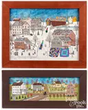 works by Dolores Hackenberger, oil on canvas, sold Jun 2023