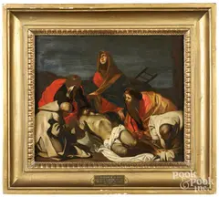 on slate by Massimo Stanzione, oil, sold Jun 2023