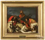 on slate by Massimo Stanzione, oil, sold Jun 2023