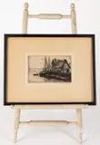 Anthony Thieme (1888-1954) by Anthony Thieme, etching, sold May 2023