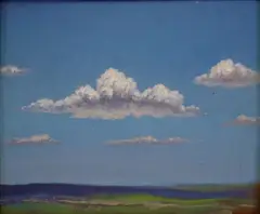 Untitled by George Sotter, Oil on board, sold Mar 2020