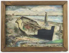 Untitled by Walter Condit, Oil on board, sold Mar 2020