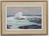 Untitled by Arthur R. Herrick, Oil on board, sold Mar 2020