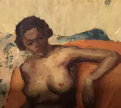 Untitled by Napoleon Gorski, Oil on board, sold Apr 2020