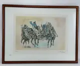 Battle of Tetuan by Salvador Dalí, Lithograph, sold May 2020
