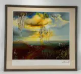 Gala's Castle at Pubol by Salvador Dalí, Lithograph, sold May 2020