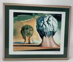 The Three Sphinxes of Bikini by Salvador Dalí, Lithograph, sold May 2020