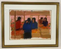 Untitled by Idka, Oil on paper, sold May 2020