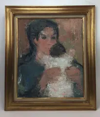 Untitled by Idka, Oil on canvas, sold May 2020